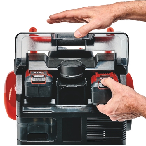 מדחס אויר מקצועי נטען 36v סוללות ומטען EINHELL