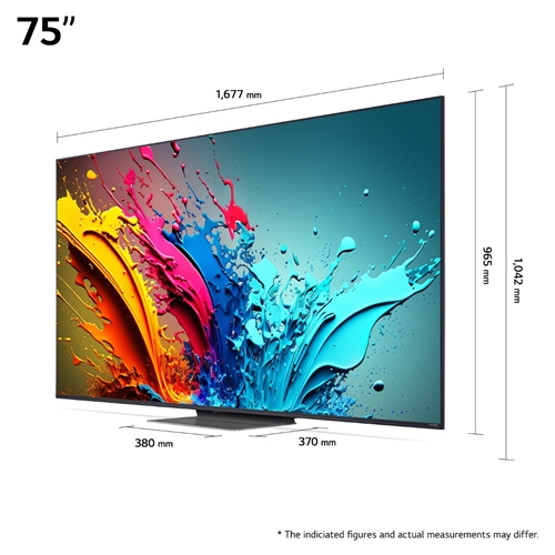 טלוויזיה חכמה "75  QNED 4K דגם LG 75QNED86T6A